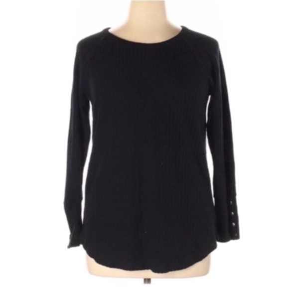 Chaser Sweaters - Chaser Black Knit Sweater